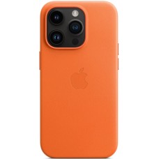 Накладка Leather Case Magsafe для iPhone 14 Pro (Golden brown)